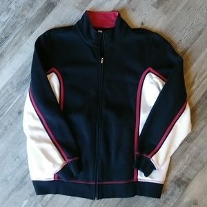 Black White and Red Track Jacket 1XL